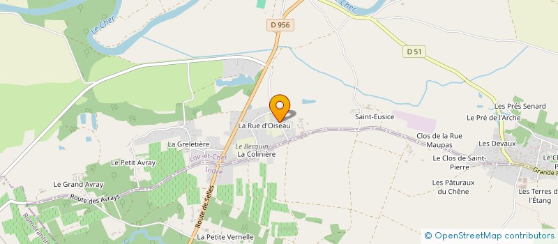 localisation de l'entreprise MADAME ASTRID MOULINS  SELLES-SUR-CHER