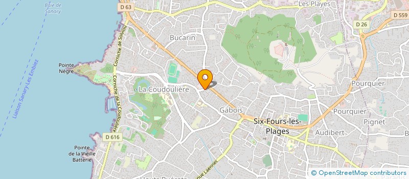 localisation de l'entreprise MADAME ASTRID PATINET à SIX-FOURS-LES-PLAGES
