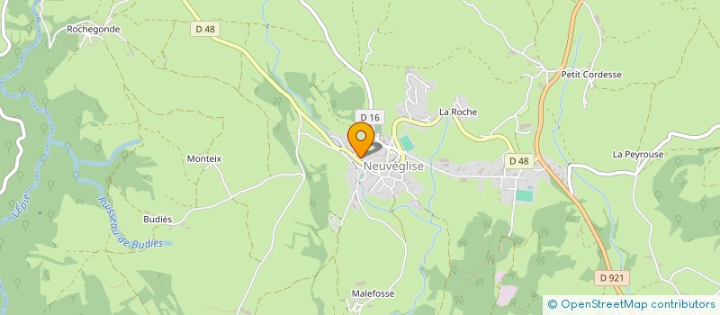 localisation de l'entreprise MADAME ASTRID PERIER à NEUVEGLISE-SUR-TRUYERE