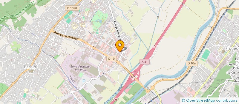 localisation de l'entreprise MADAME ASTRID PERYKEL  CROLLES