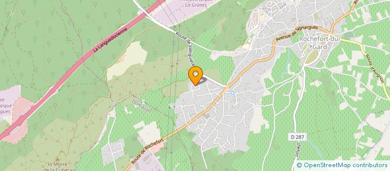 localisation de l'entreprise MADAME ASTRID PEZENNEAU  ROCHEFORT-DU-GARD