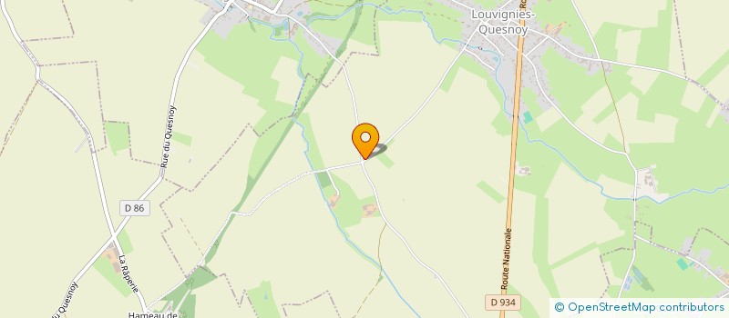 localisation de l'entreprise MADAME ASTRID PIERRONT  LOUVIGNIES-QUESNOY