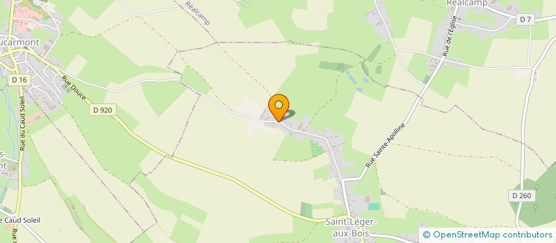 localisation de l'entreprise MADAME ASTRID POSTEL  SAINT-LEGER-AUX-BOIS