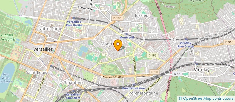 localisation de l'entreprise MADAME ASTRID POUZERATTE à VERSAILLES