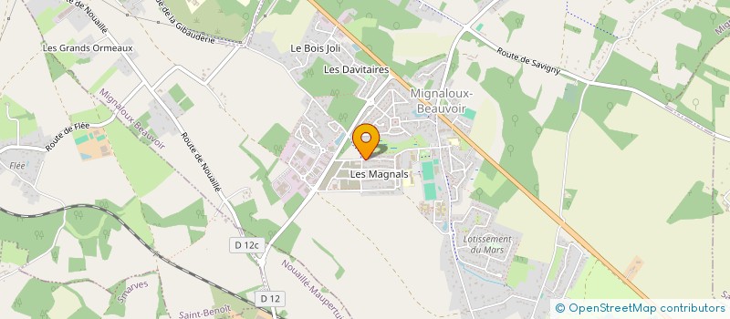 localisation de l'entreprise MADAME ASTRID PUAUD  MIGNALOUX-BEAUVOIR