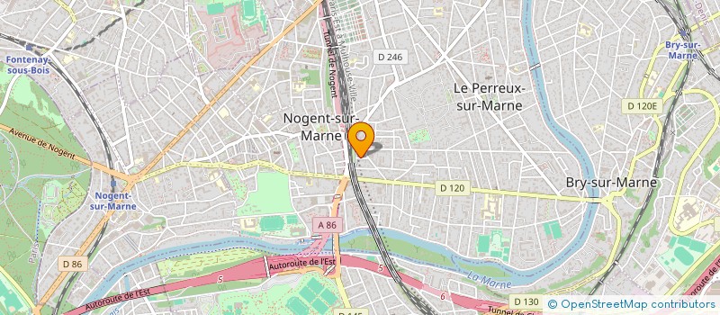 localisation de l'entreprise MADAME ASTRID QUENUM à LE PERREUX-SUR-MARNE