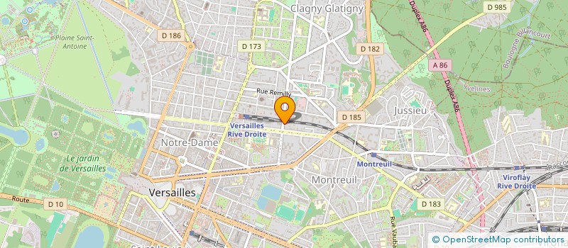 localisation de l'entreprise MADAME ASTRID REGINE MARIE LALAU KERALY à VERSAILLES