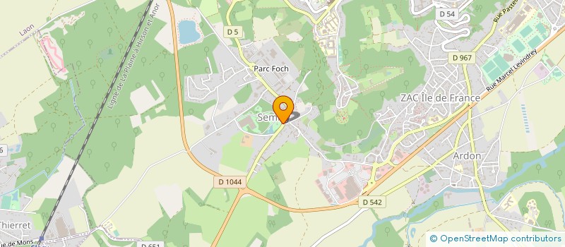 localisation de l'entreprise MADAME ASTRID RENE à LAON