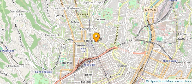 localisation de l'entreprise MADAME ASTRID REUMONT à NICE