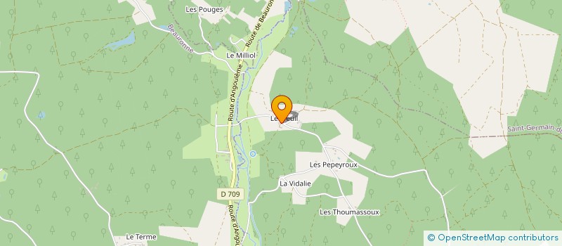 localisation de l'entreprise MADAME ASTRID ROCHER à DOUZILLAC