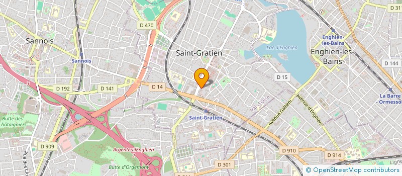 localisation de l'entreprise MADAME ASTRID RUSSO  SAINT-GRATIEN