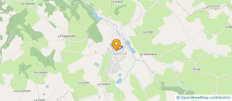 localisation de l'entreprise MADAME ASTRID SALLETS  SAINT-JAL