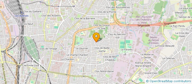 localisation de l'entreprise MADAME ASTRID SEJOURNE  ORLEANS