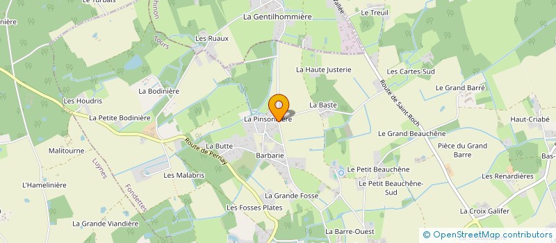 localisation de l'entreprise MADAME ASTRID SOUANEF  FONDETTES