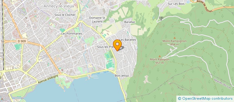 localisation de l'entreprise MADAME ASTRID STEENBRINK à ANNECY