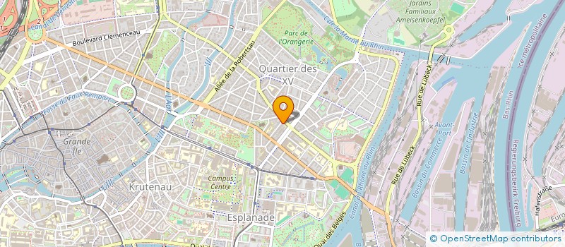 localisation de l'entreprise MADAME ASTRID SUR à STRASBOURG