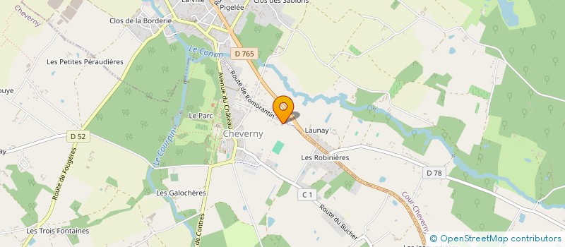 localisation de l'entreprise MADAME ASTRID TABONE  CHEVERNY