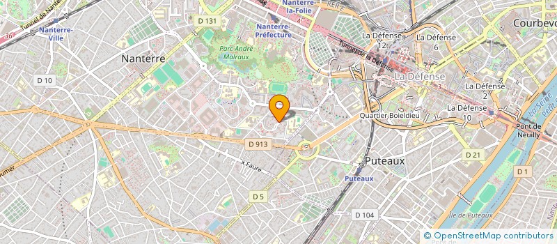 localisation de l'entreprise MADAME ASTRID TCHANA  NANTERRE