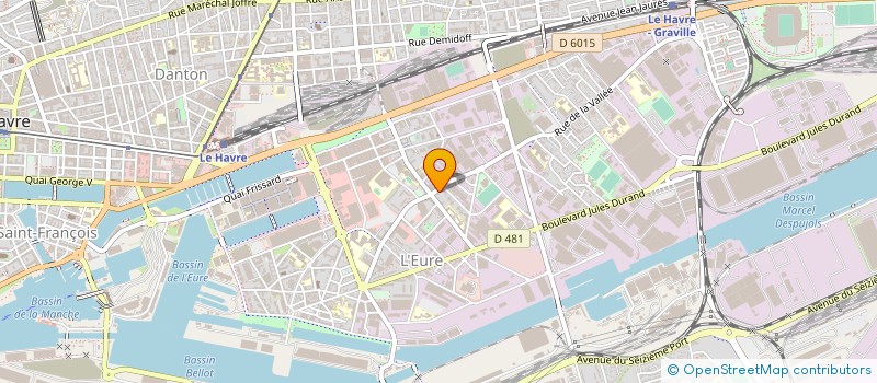 localisation de l'entreprise MADAME ASTRID THAREL à LE HAVRE