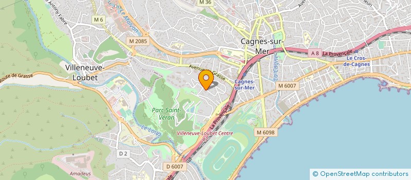 localisation de l'entreprise MADAME ASTRID VANTIEL à CAGNES-SUR-MER