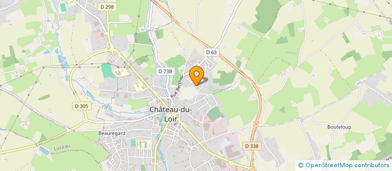 localisation de l'entreprise MADAME ASTRID VERITE  MONTVAL-SUR-LOIR