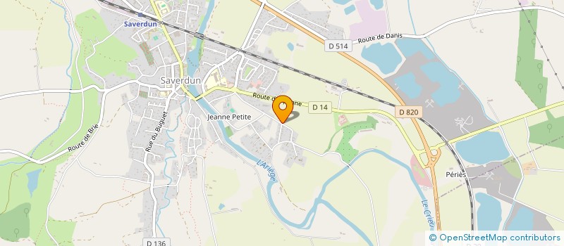 localisation de l'entreprise MADAME ASTRID VIVET-GROS à SAVERDUN