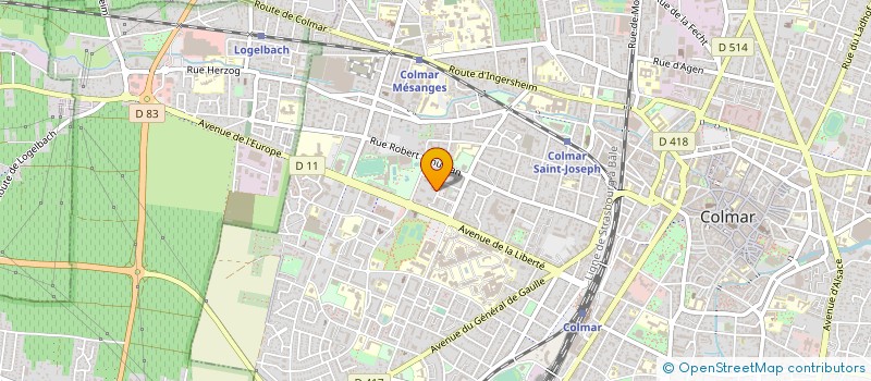 localisation de l'entreprise MADAME ASTRID WEINGAERTNER DRIDI  COLMAR