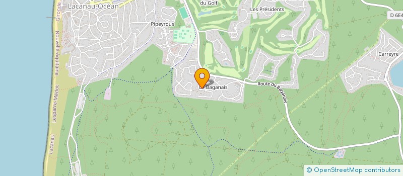 localisation de l'entreprise MADAME ASTRID WEISSENBORN  LACANAU