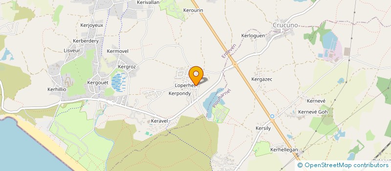 localisation de l'entreprise MADAME ASTRIDE BADER  ERDEVEN