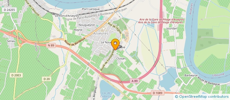 localisation de l'entreprise MADAME ASTRIDE CHARRITTON  ARVEYRES