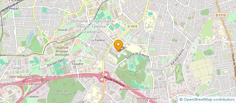 localisation de l'entreprise MADAME ASTRIDE KOUEDJI TANKOUA  TALENCE