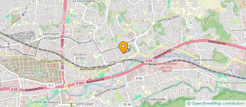 localisation de l'entreprise MADAME ASTRIDE LEFEBVRE à MARSEILLE