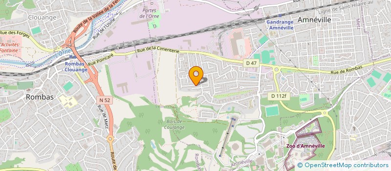 localisation de l'entreprise MADAME ASTRIDE LEHMANN  AMNEVILLE