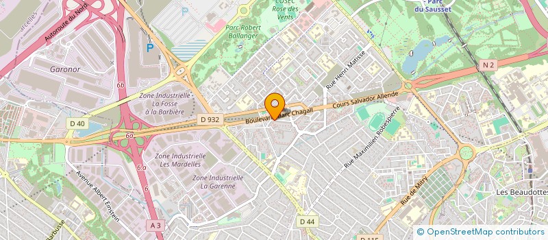 localisation de l'entreprise MADAME ASTRIDE MATANGOU à AULNAY-SOUS-BOIS
