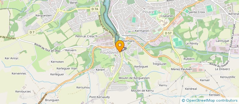 localisation de l'entreprise MADAME ASTRIDE MBOMDANG à DOUARNENEZ