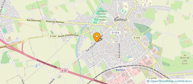 localisation de l'entreprise MADAME ASTRIDE VEILLARD à BAILLEUL