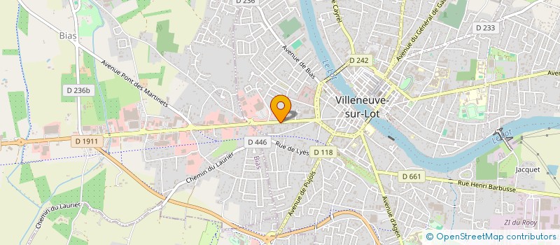 localisation de l'entreprise MADAME ASTRIDE WALGENWITZ  VILLENEUVE-SUR-LOT