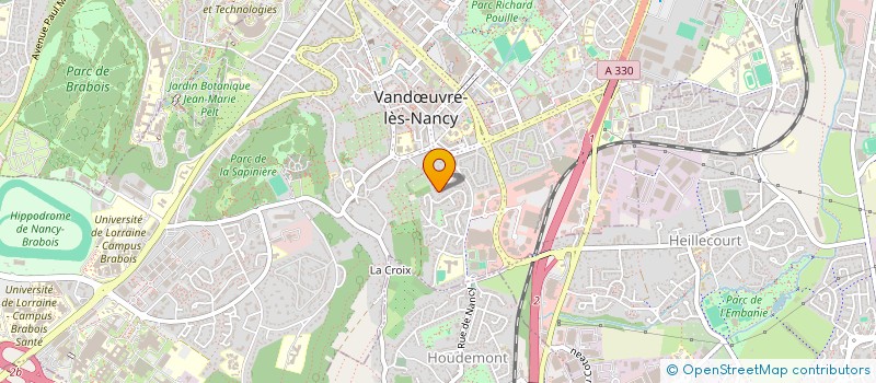 localisation de l'entreprise MADAME ASTRYDA WIERSZYLO  VANDUVRE-LES-NANCY