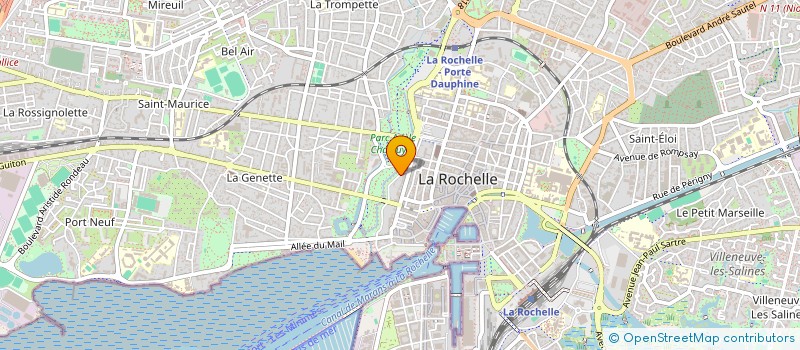 localisation de l'entreprise MADAME ASYA BEDNANI MADJID  LA ROCHELLE