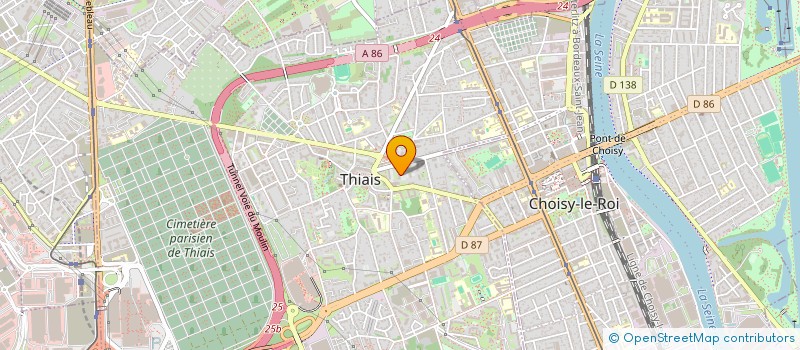 localisation de l'entreprise MADAME ASYA EKMEN  THIAIS