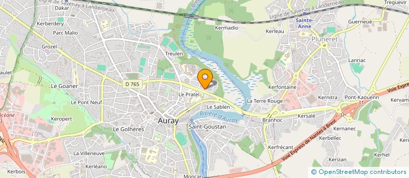 localisation de l'entreprise MADAME ASYA GORODETSKAYA à AURAY