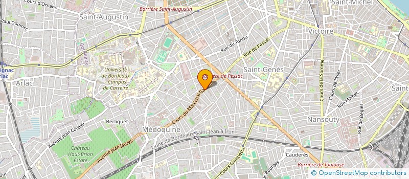 localisation de l'entreprise MADAME ATAIS OLIVEIRA DO NASCIMENTO  TALENCE