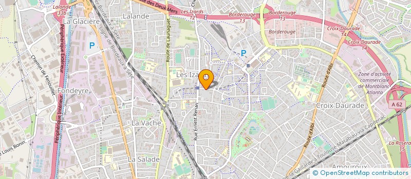 localisation de l'entreprise MADAME ATHALIA WANDE  TOULOUSE