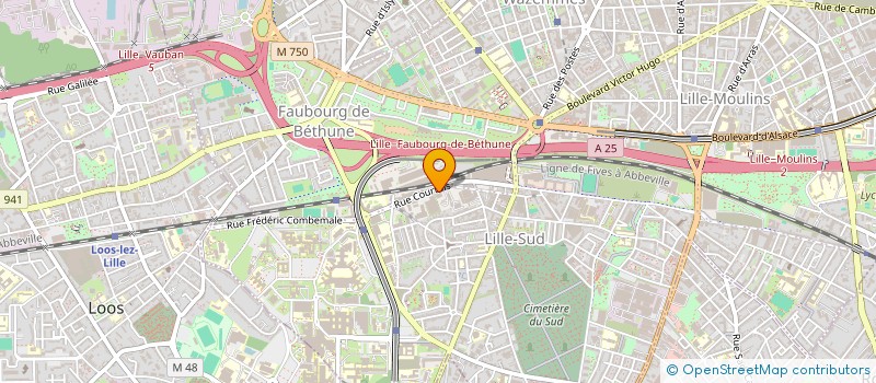 localisation de l'entreprise MADAME ATHALIAH GAULTEAU à LILLE