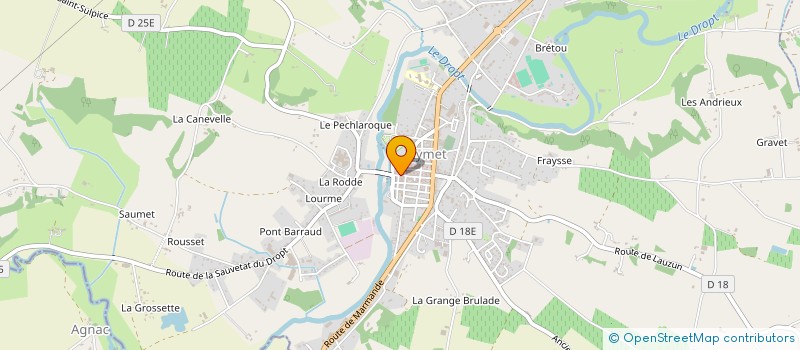 localisation de l'entreprise MADAME ATHENA CAVADIAS  EYMET