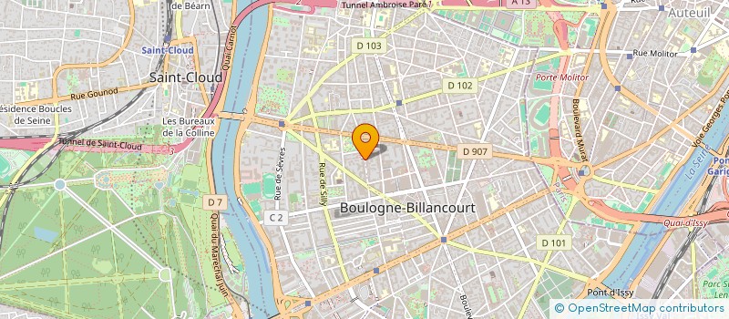 localisation de l'entreprise MADAME ATHENA LILIA SOFIA ATHENA THOUVENIN à BOULOGNE-BILLANCOURT