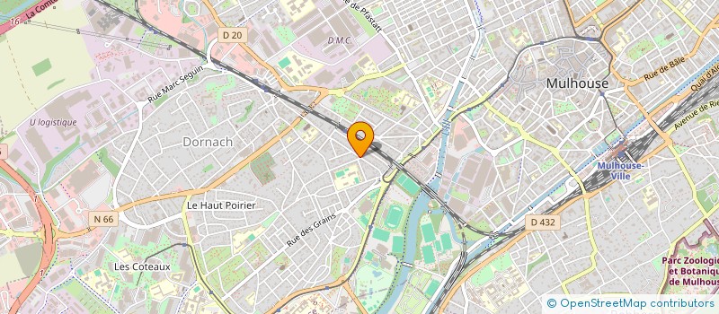 localisation de l'entreprise MADAME ATHENA TRIONFETTI  MULHOUSE