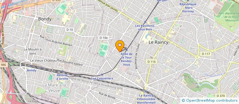 localisation de l'entreprise MADAME ATHENAIS CHARLES  VILLEMOMBLE