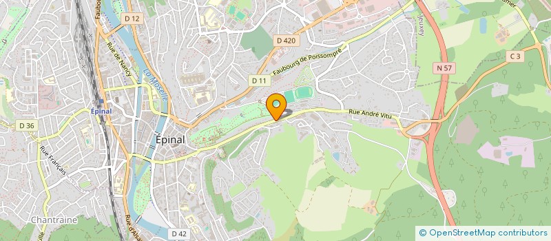 localisation de l'entreprise MADAME ATHENAIS DIDIERJEAN à EPINAL
