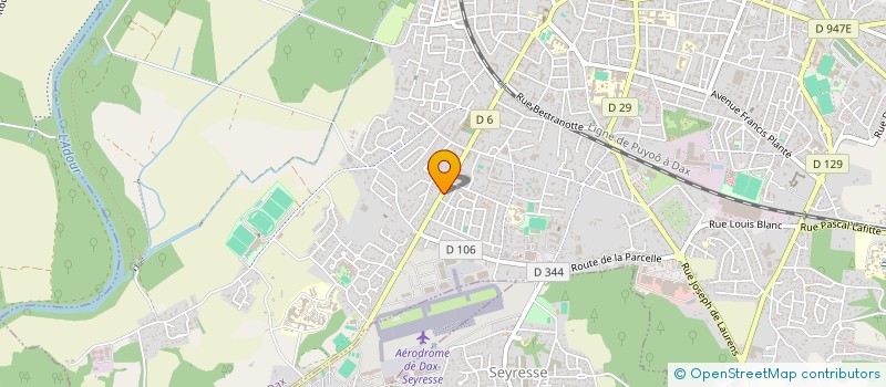 localisation de l'entreprise MADAME ATHENAIS DUEYMES  DAX